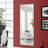 64"X22" Rectangle Metal Framed Full-Length Mirror With Stand-1063791578-1063791556