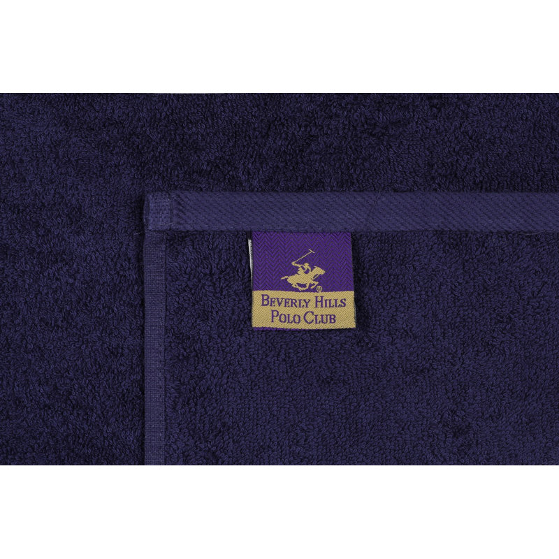 Ensemble de 2 essuie-mains 2 pièces 100% coton, Bleu foncé