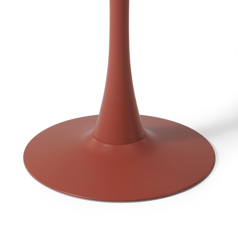 Ensemble repas d'extérieur rond, Rouge