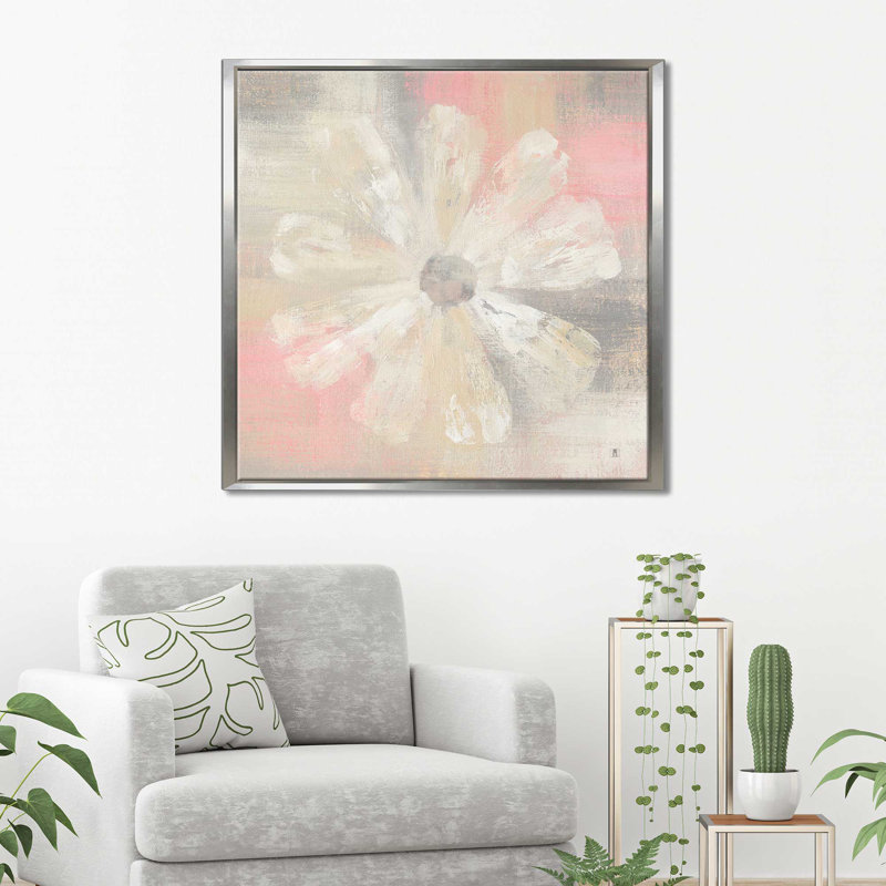 «Nimbus Bloom I», art encadré en acrylique, H 36 po x l 36 po x P 1,5 po, Toile tendue