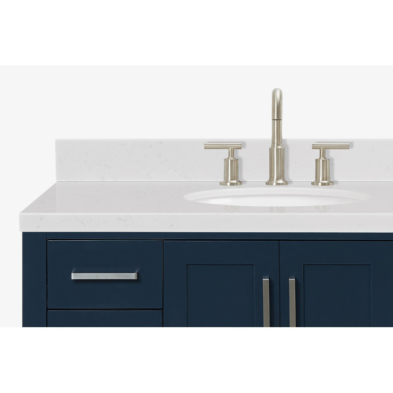 Magnolia Bath Vanity Oval Basin S043SWQ, Midnight Blue, Rectangular