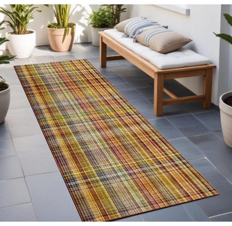 Tapis de couloir d'extérieur 8 pi