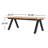 Sten 83" Wood Farmhouse Dining Table