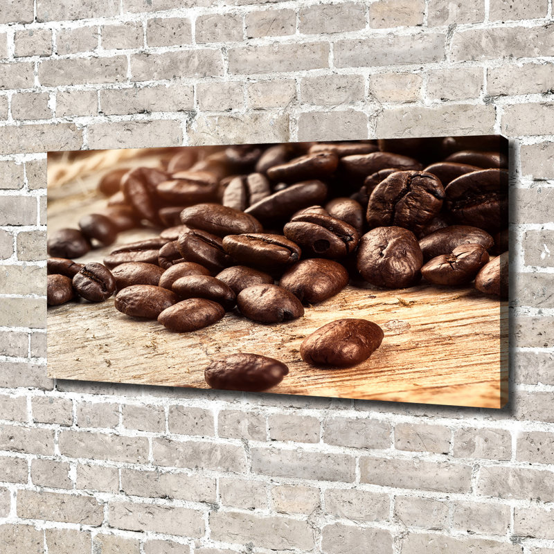 Coffee Beans - Wrapped Canvas Print