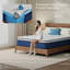Matelas hybride 14 po en mousse à refroidissement moyen ferme, isolement de mouvement, support de bord, certifié Certipur-US, OEKO-TEX-385825008-385825016