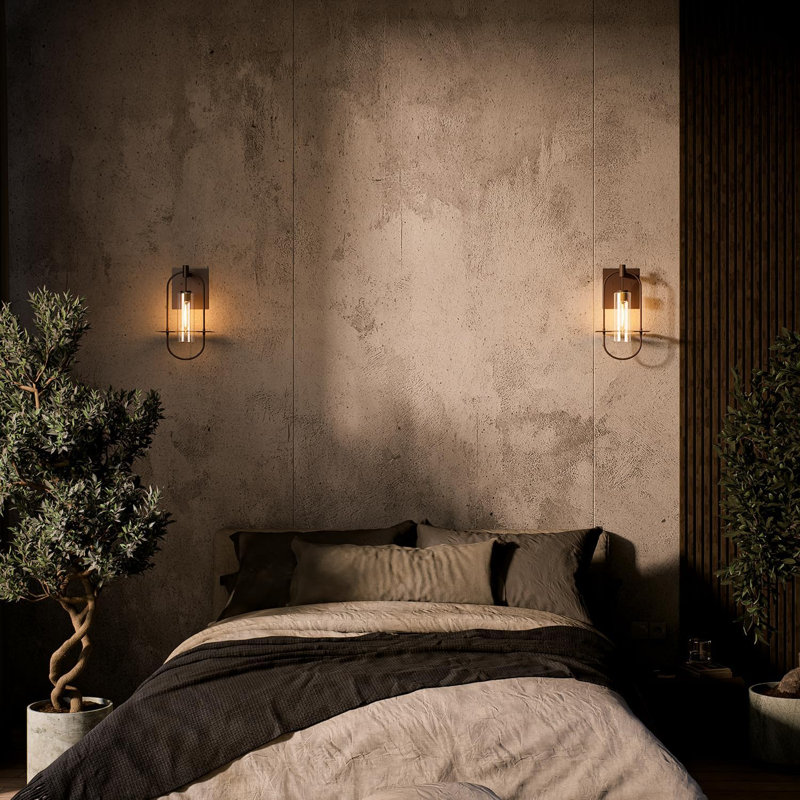 Flush Mounted Wall Sconce (BULB EXCLUDED)