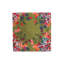 6 Napkins Blumen Green