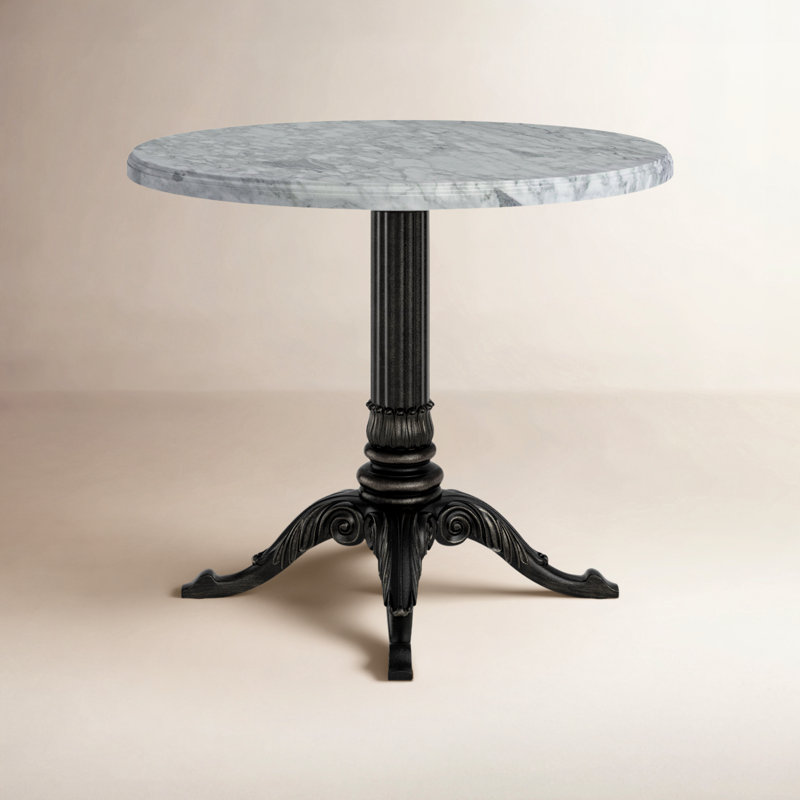 Charleston Round Stone Dining Table