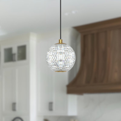 Luminaire suspendu sphère 1 lumière DEL Marni