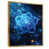 Toile avec cadre flottant or