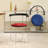 Modern Folding Chair with Chrome Frame & Wooden Backrest, Upholstered Seat - Space-Saving Kitchen Dining Chair - 1pc-1323925192