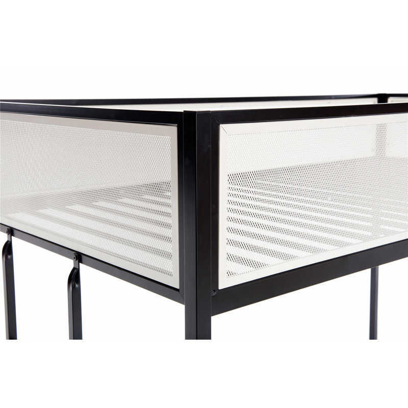 Lit simple superposé simple en métal avec garde-corps en maille blanche, profil bas, échelle facile à monter et échelle stable pour enfants et adultes