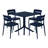 4-Person Outdoor Square Dining Set-160838568