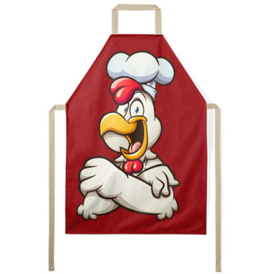 No Pattern Bib Apron