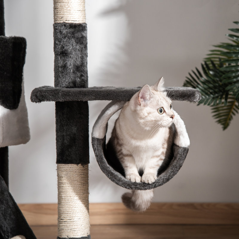 660.4cm H Cat Tree, Deep Grey