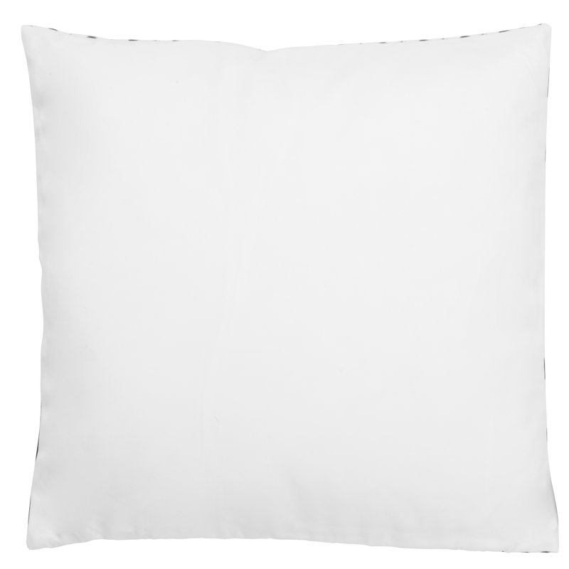 Navy and White Ikat Indoor/Outdoor Square Pillow