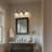 Cantara Modern 3-Light Black Vanity Fixture With Milk White Globe Shades