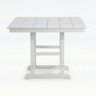 Table de salle à manger pliante carrée pour patio, parfaite pour les rassemblements extérieurs et le rangement peu encombrant