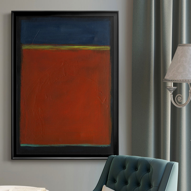 " Contemplation I ", Black, 42.5" H x 30.5" W x 1" D