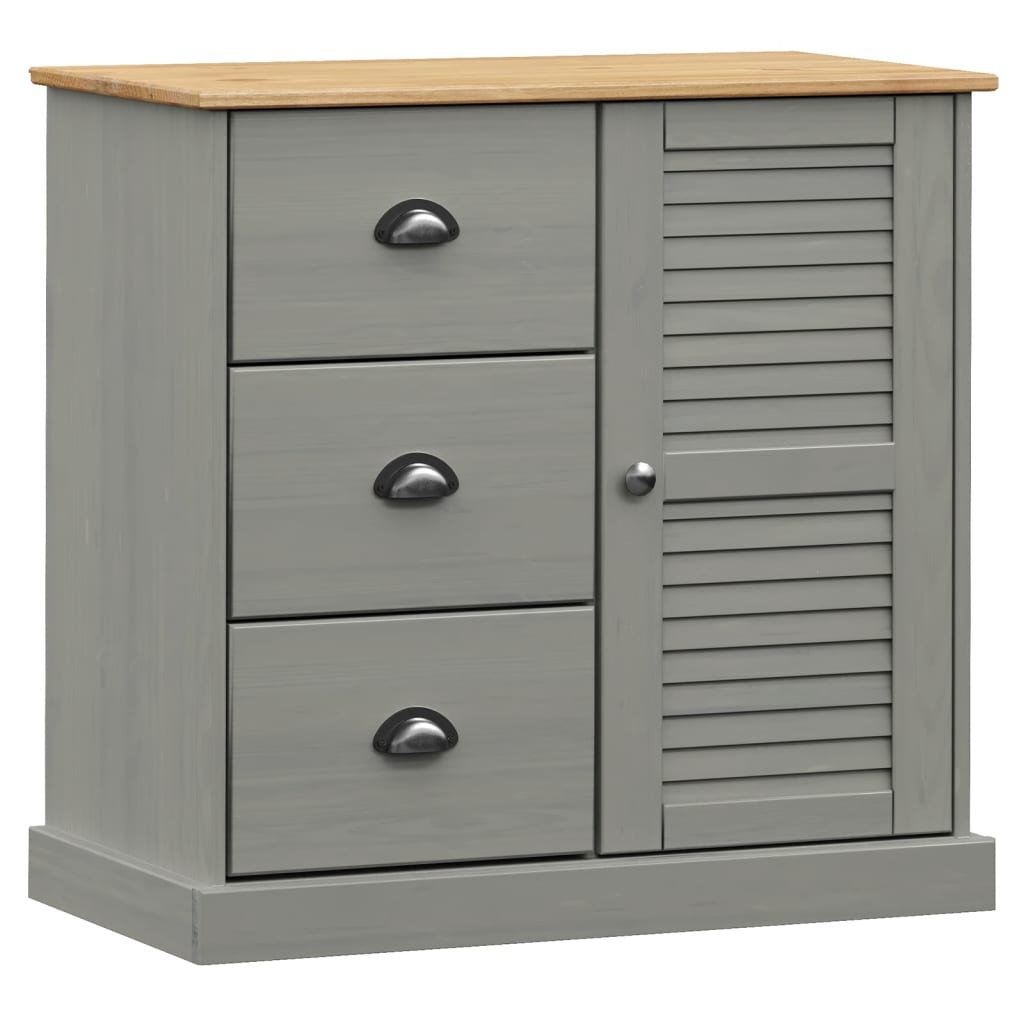 Servierschrank aus Massivholz 78 cm