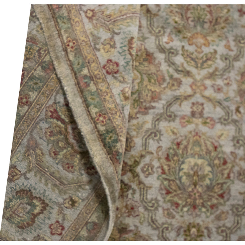 High-Quality Hand-Knotted Cream Area Rug