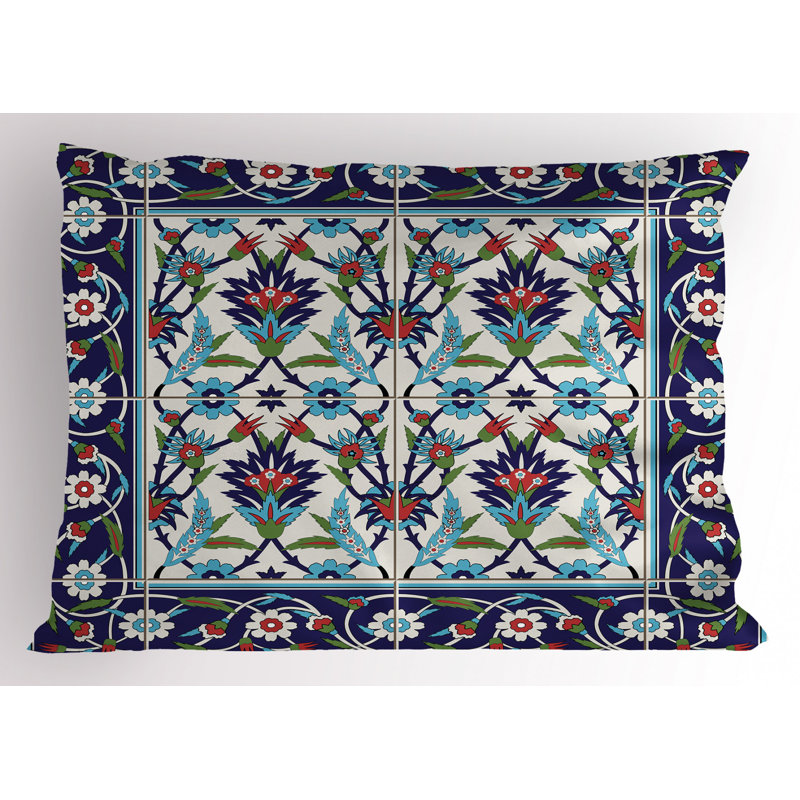 Polyester Floral Sham Set, King