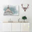 Capitol Hill White House in Abstract - Wrapped Canvas-55314890