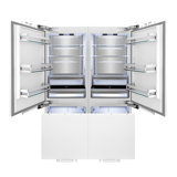 ZLINE 60" 32.2 cu. Ft. Panel Ready Built-In 4-Door French Door Refrigerator