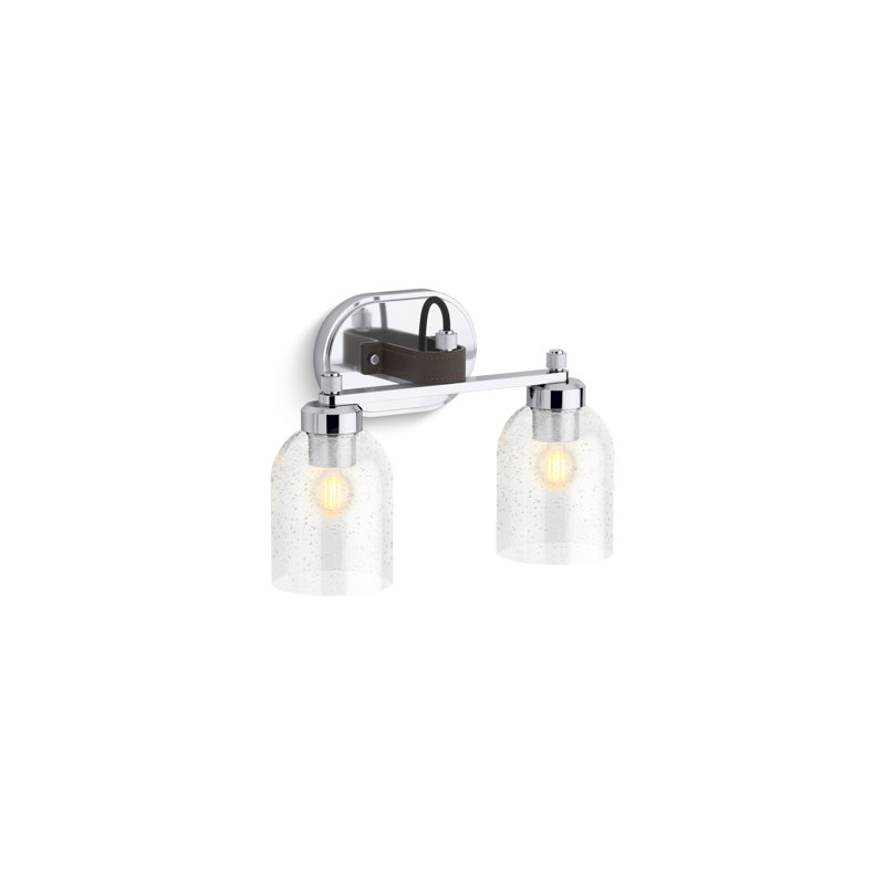 Tannage Two-Light Sconce, Polished Chrome