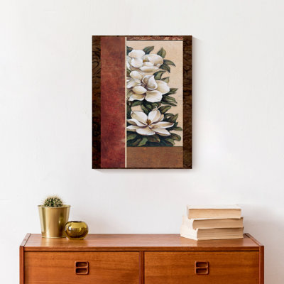 Panneau de magnolia sur toile
