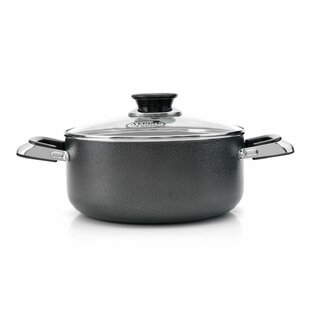 Alpine Cuisine Stainless Steel Dutch Oven Belly Shape 2 Quart - Dutch Oven  Pot with Lid, Stove Top Cookware for Cooking, Comfortable Handles