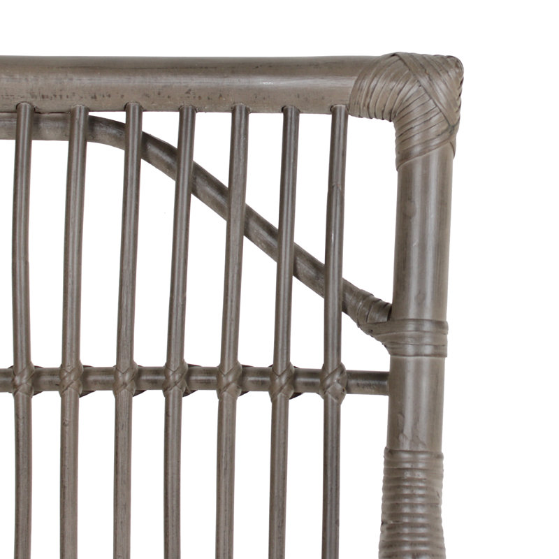 Jamestown Slat Back Dining Chair, Grey