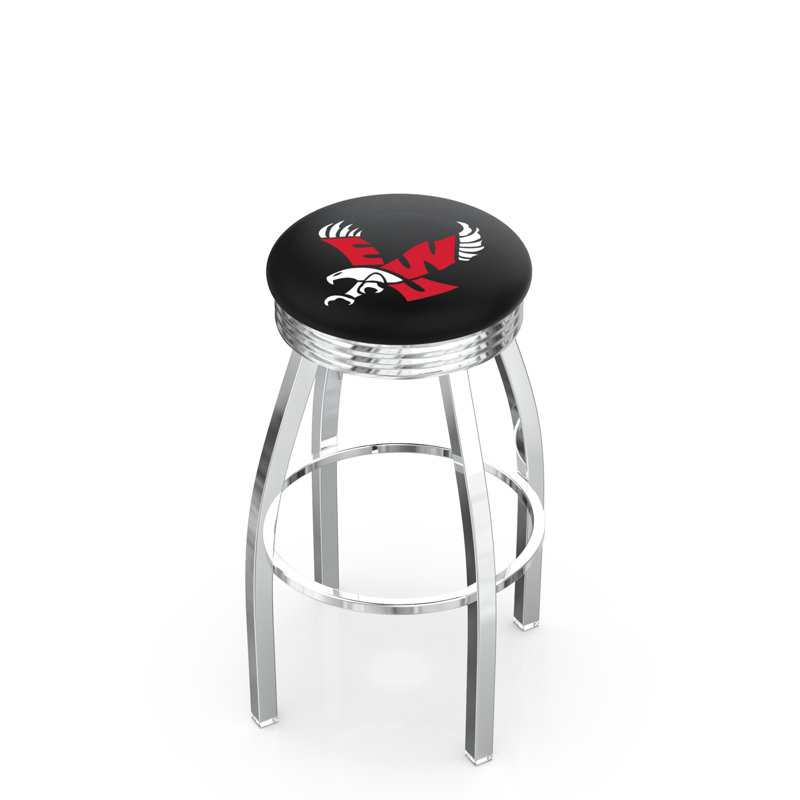 Tabouret de bar Logo Series, Tabouret de bar d'une hauteur de siège de 30 po, Noir soudé uni