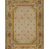 Hand-Knotted High-Quality Beige/Yellow Area Rug