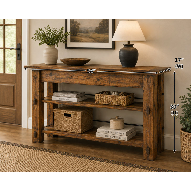 Nastya 54" W Solid Wood Console Table