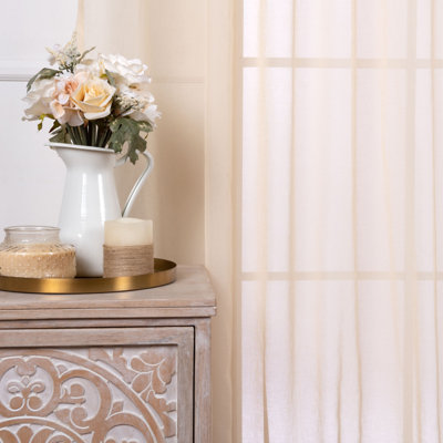 Walton Sheer Curtain Panel Pair
