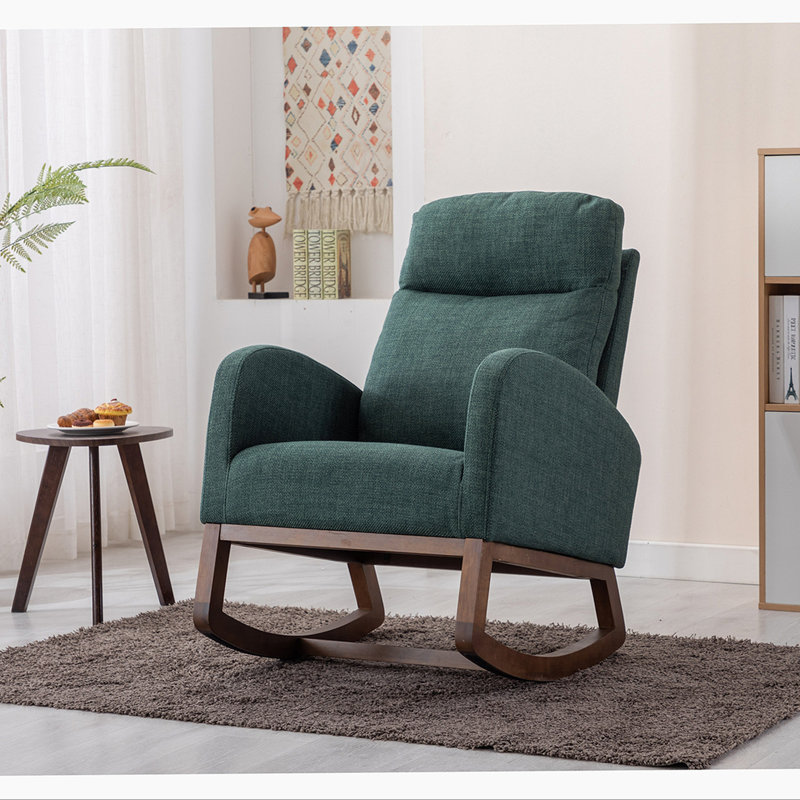 Chaise berçante de salon, Vert