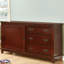 Wren style transitionnel 3 tiroirs 54 po Commode cerise