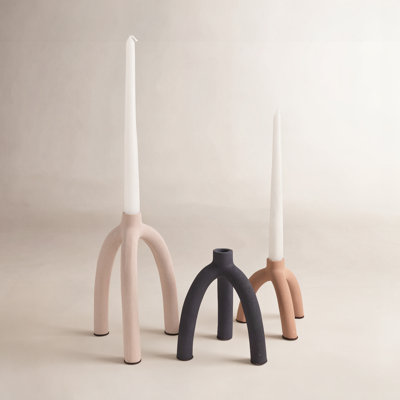 Asira Aluminum Tabletop Candlestick