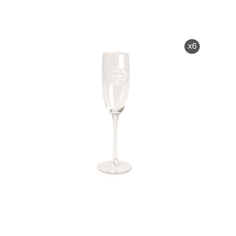 Fine Quality 190ml Flute Set
