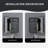 Flicker 15 in. W x 24 in. H Medicine Cabinet Mirror in Matte Black-1957946205-1957945506
