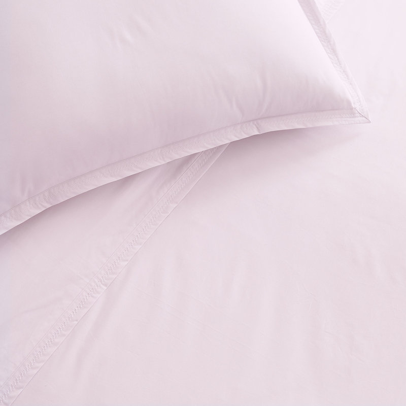 Ensemble d'édredon en coton Love Supima, Édredon simple et 1 taie décorative, Lilas