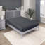 Matelas en mousse viscoélastique infusée de gel de thé vert 11 pouces, gris, matelas dans une boîte-1509228846