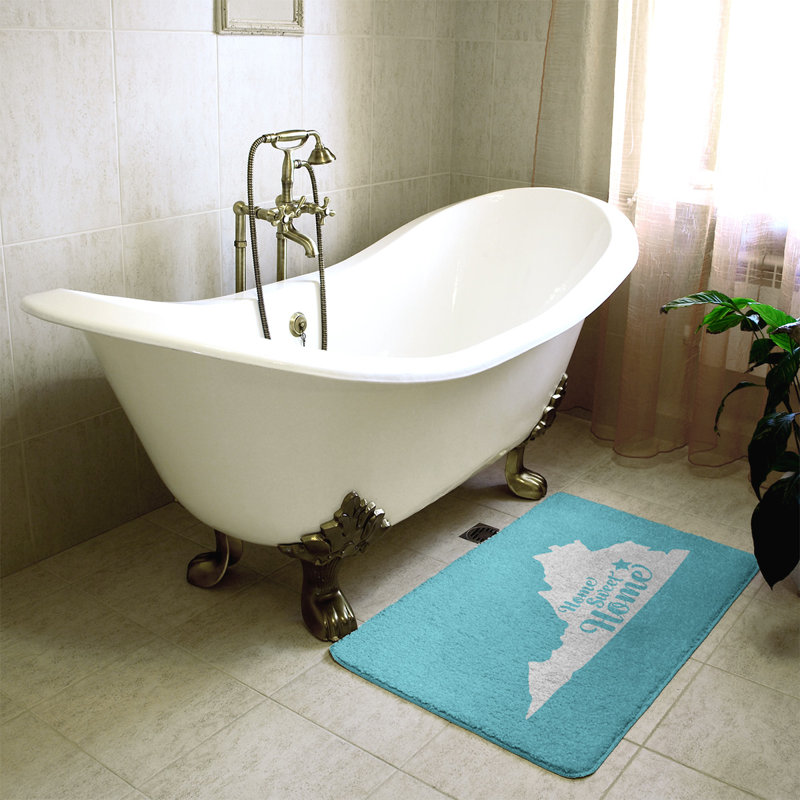 Tapis pour salle de bain richmond doux, l 21 po x L 34 po, Bleu sarcelle