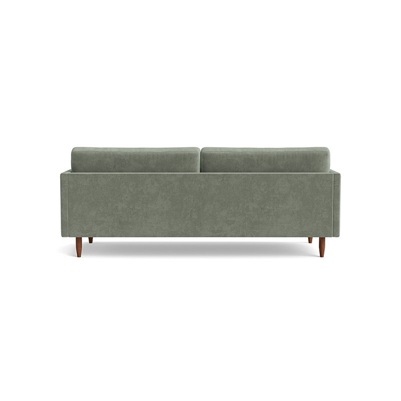 Skinny Fat Sofa ("85"), Velvet - Sage