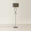 Randalstown 145.5 Brushed Chrome Floor Lamp