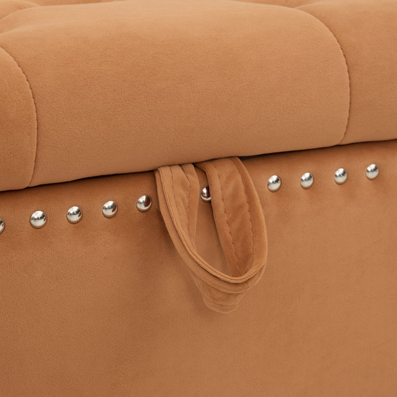 Repose-pieds Jeani 45 po Jeani, Orange