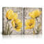 2 Piece Wrapped Canvas Wall Art