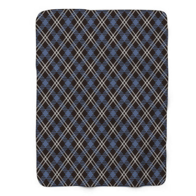 Couverture brune en sherpa de qualité supérieure 1 pièce
