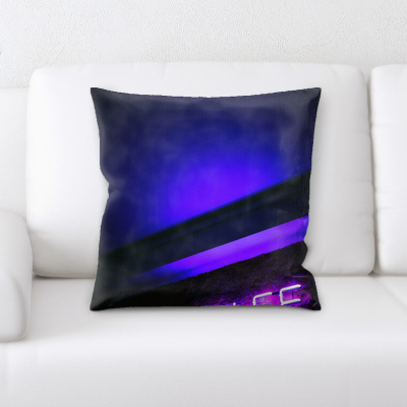 Microsuede Reversible Throw Pillow